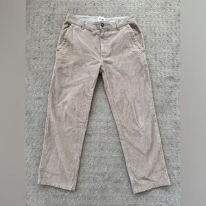 Rhythm light corduroy pants. Like brand new!